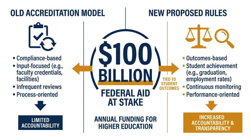 Accreditation serves as the gatekeeper to more than $100 billion in annual federal student aid.