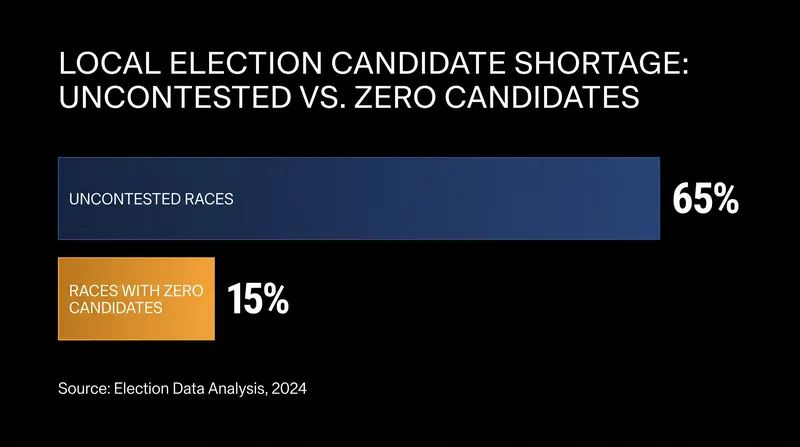 In the upcoming November election, nearly 10 percent of Michigan's township clerk races have no candidates on the ballot.