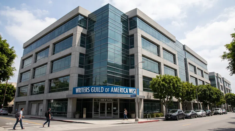 The WGA argues the proposed merger would create a monopsony, suppressing wages and eliminating opportunities for writers.