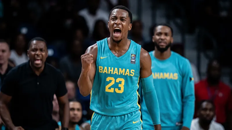 Buddy Hield's 28 points helped the Bahamas secure a massive road upset over Uruguay.