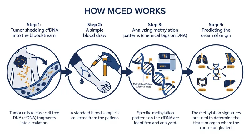 Multi-cancer early detection tests rely on methylation barcodes to locate where a cancer signal originated.