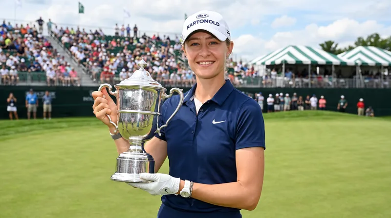 Nelly Korda secured her second Rolex ANNIKA Major Award after a historic two-major season.