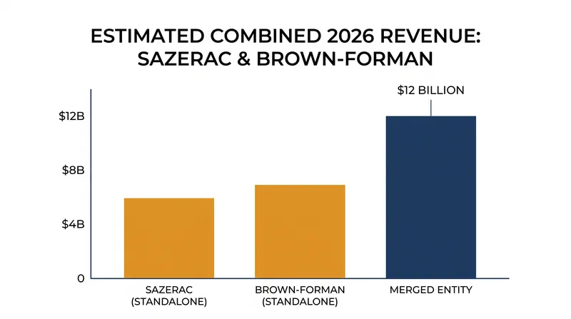 A combined Sazerac and Brown-Forman would create a global beverage giant second only to Diageo.