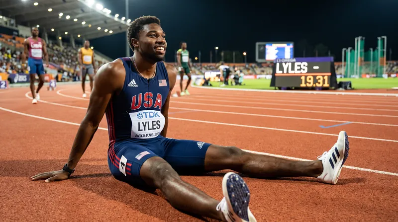 Noah Lyles confirmed his sudden deceleration in the USATF 200m final was caused by a severe cramp, not a muscle tear.