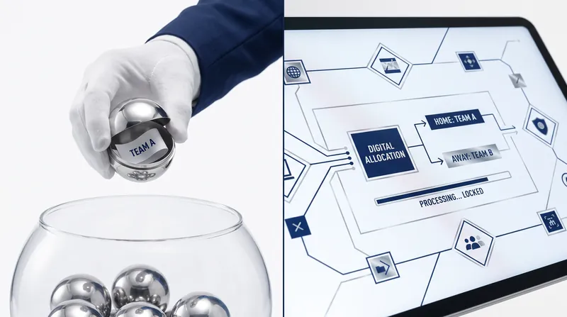While the initial team selection is manual, the venue assignments are entirely controlled by UEFA's algorithm.
