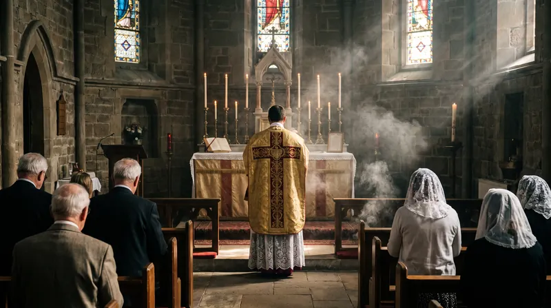 The SSPX exclusively celebrates the traditional Latin Mass, rejecting the liturgical reforms of the Second Vatican Council.