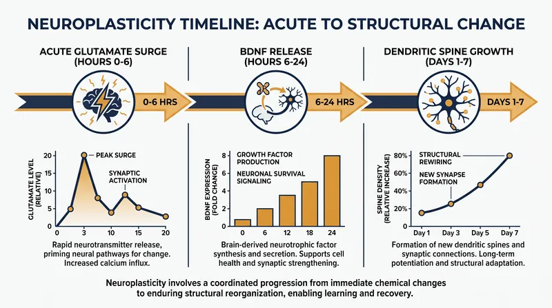 The therapeutic benefits of psychedelics are driven by a cascade of neuroplastic changes that continue long after the acute effects fade.