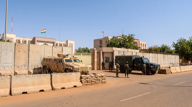 The presidential palace in Niamey was one of the primary targets of the coordinated assault.