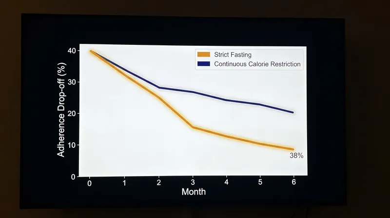 While fasting is easier to start for many, strict time-restricted eating often sees higher long-term attrition rates.