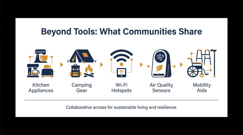 Modern lending libraries have expanded far beyond power tools to include health, digital, and recreational equipment.