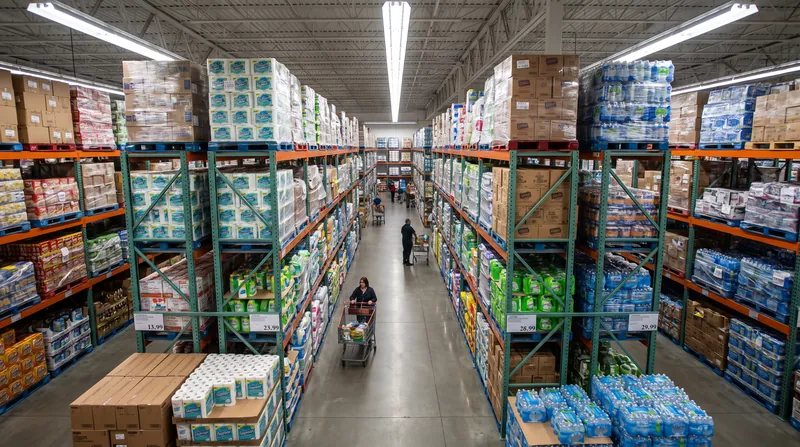 Warehouse clubs require upfront capital and storage space, but offer absolute price certainty.