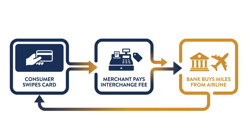 How interchange fees fund the travel rewards ecosystem.