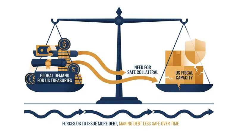 The modern iteration of the dilemma centers on the US government's capacity to perpetually issue safe assets.