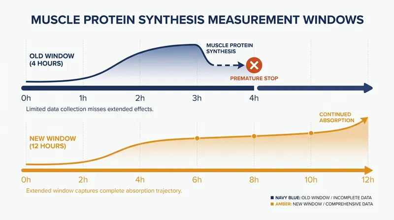 How early studies missed the body's extended absorption timeline by stopping the clock too soon.