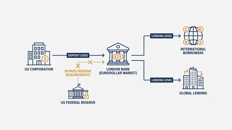 How regulatory arbitrage allows offshore banks to create dollar liquidity without US oversight.