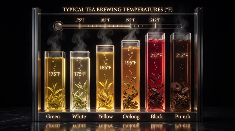 Brewing temperatures must be adjusted based on the tea's oxidation level to avoid extracting bitter tannins.