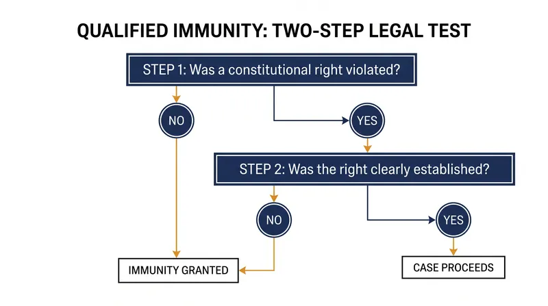 Courts can dismiss cases by answering 'no' to the second question without ever addressing the first.