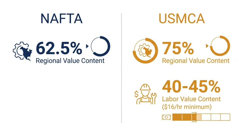 The USMCA introduced unprecedented wage mandates directly into the rules of origin for automotive manufacturing.
