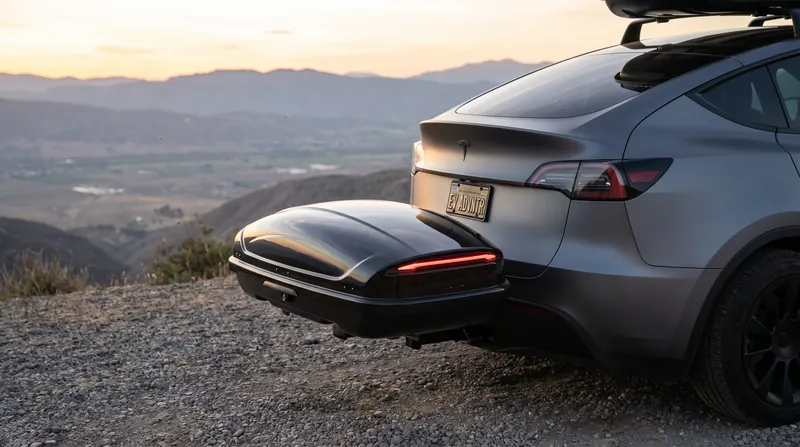 By moving cargo to the rear bumper, drivers avoid disrupting the engineered airflow over the vehicle's roof.