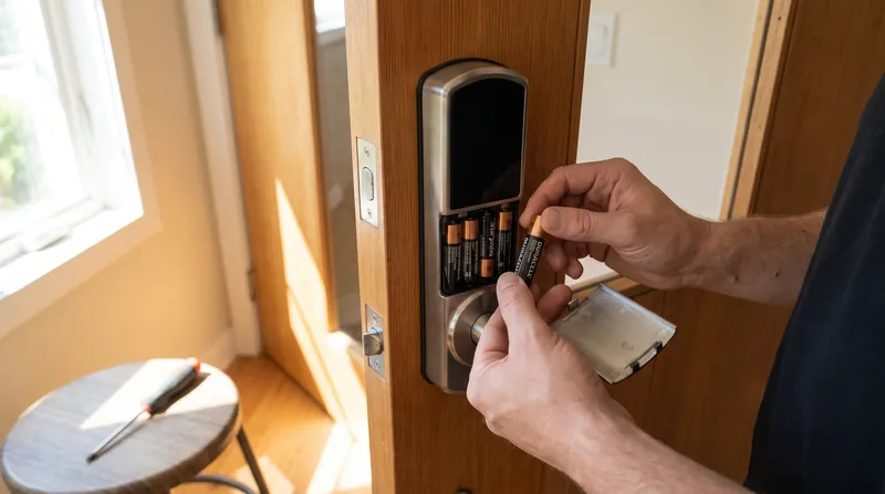 Smart locks draw high peak currents that exacerbate the voltage sag of traditional rechargeable batteries.