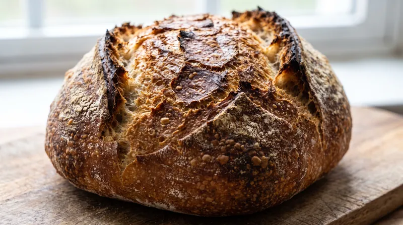 Bread crusts showcase both the Maillard reaction and caramelization working in tandem.