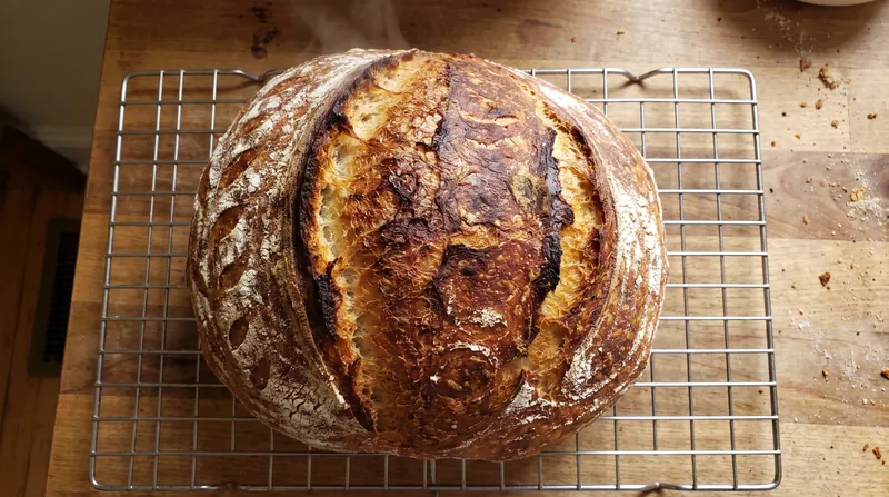 Baked goods rely on both the Maillard reaction and caramelization to develop their complex crusts.