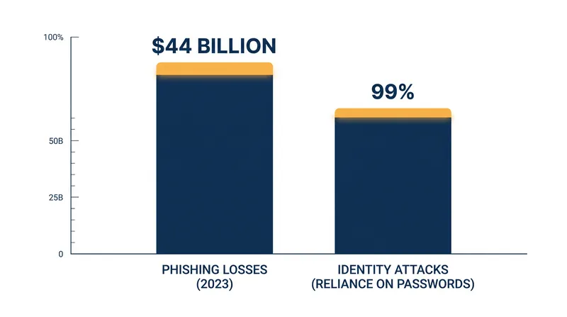 The financial and operational toll of legacy authentication methods continues to accelerate.