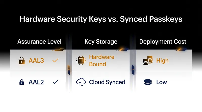 Comparing the cryptographic assurance and deployment trade-offs of FIDO2 implementations.