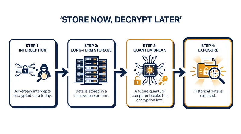 The primary driver for immediate post-quantum migration is the threat of adversaries harvesting data today to decrypt in the future.