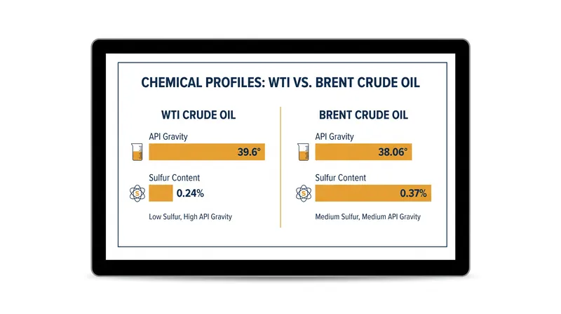 While both are considered light and sweet, WTI possesses a slightly superior chemical profile for refining.
