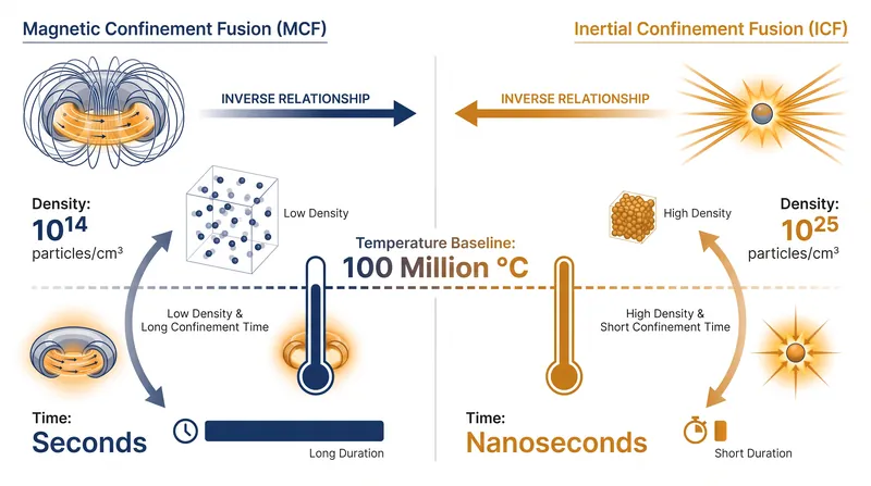 The Lawson Criterion Trade-off: Density vs. Confinement Time