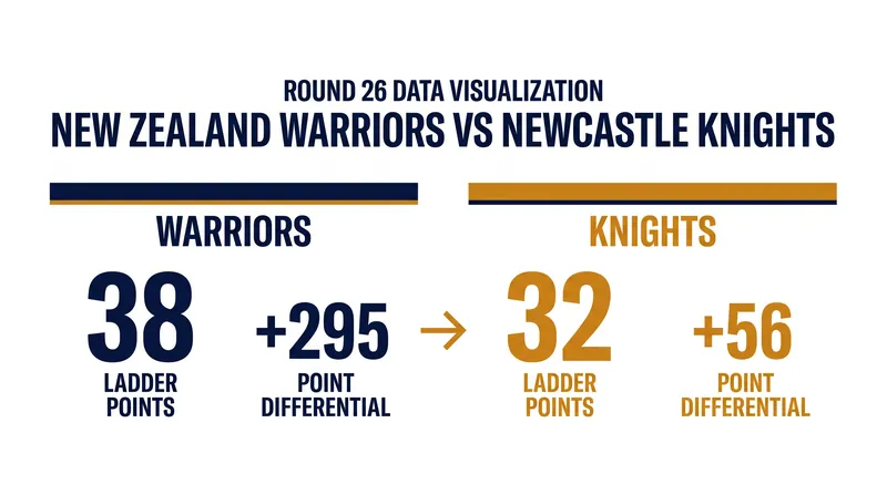 Tale of the Tape: How the Warriors and Knights stack up heading into Round 26.
