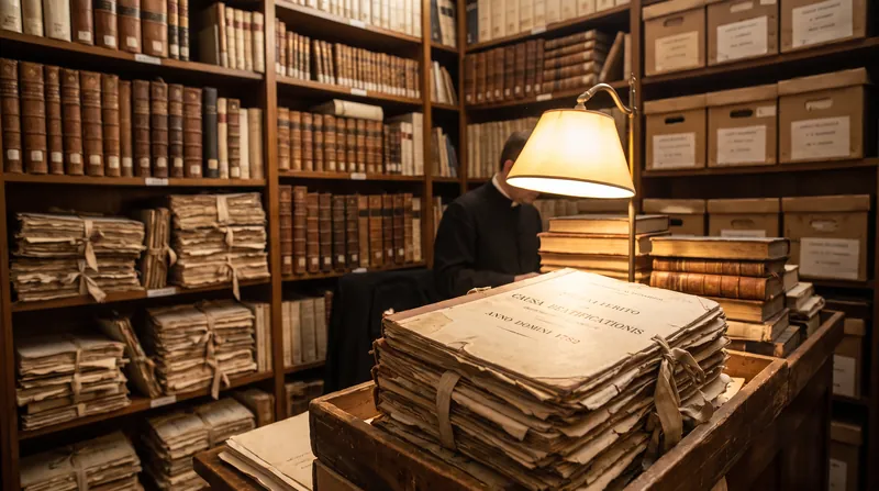 The 'Positio' for a single candidate can run to thousands of pages of historical and theological evidence.