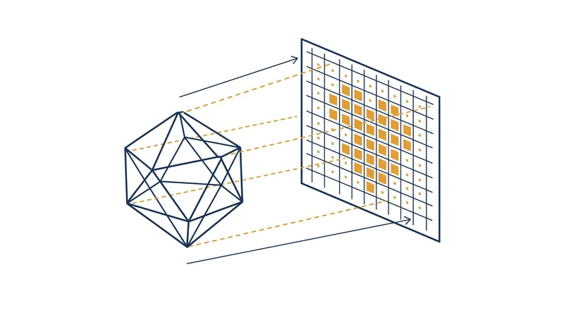 Rasterization projects 3D geometry onto a 2D plane, prioritizing speed over accurate light physics.