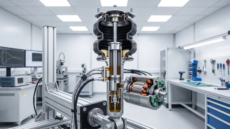 Individual motor-pump units at each wheel require 48-volt or 400-volt electrical architectures to operate.