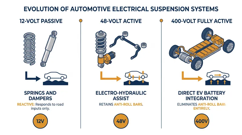 Higher voltage architectures allow automakers to replace mechanical chassis linkages with software-defined force.