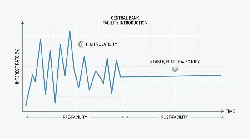 The SRF is designed to cap upward pressure on short-term interest rates.
