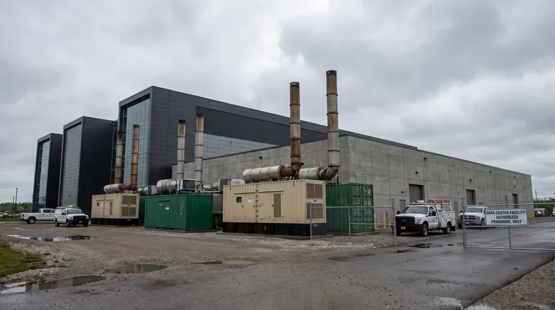 Data centers rely on arrays of diesel generators for backup power, which are typically regulated under minor air pollution permits.