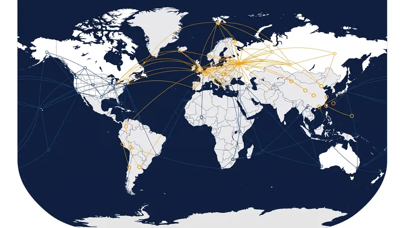 Geographic distribution dictates the coverage and blind spots of national space surveillance networks.