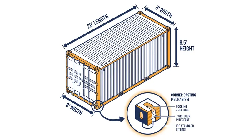 The strict dimensional tolerances of the ISO 668 standard allow containers to be handled universally.