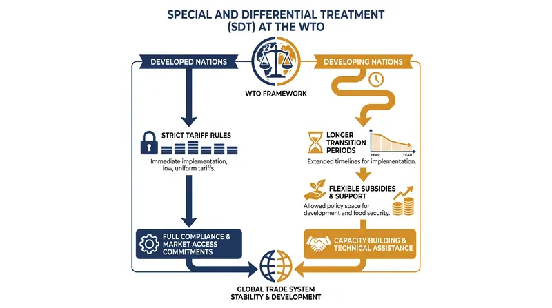 How Special and Differential Treatment (SDT) alters the baseline rules of global trade.
