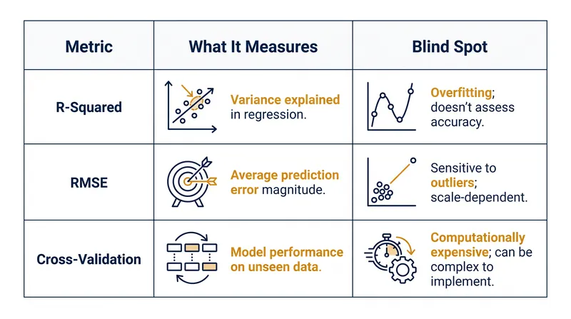 No single metric provides a complete picture of a model's readiness for real-world deployment.