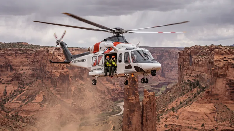 With trails washed out, first responders relied on helicopters to evacuate dozens of stranded visitors from Phantom Ranch.