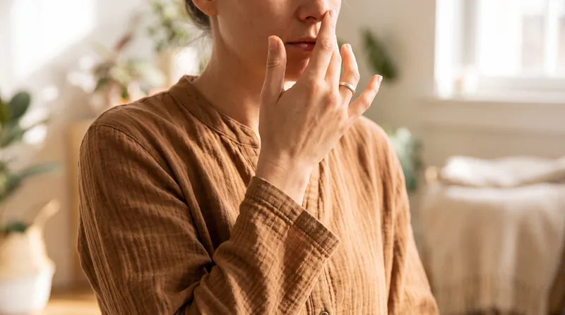 Controlled breathwork, or pranayama, directly alters the neurological state by stimulating the vagus nerve.