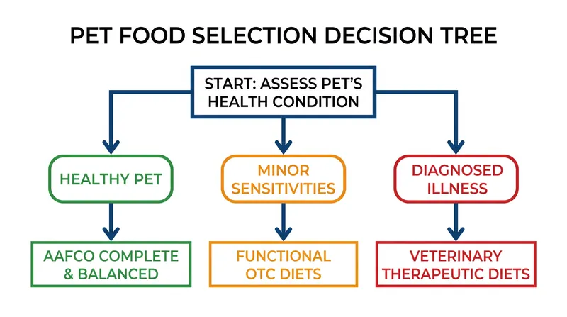 Matching the diet tier to the pet's physiological needs prevents both under-treatment and over-spending.