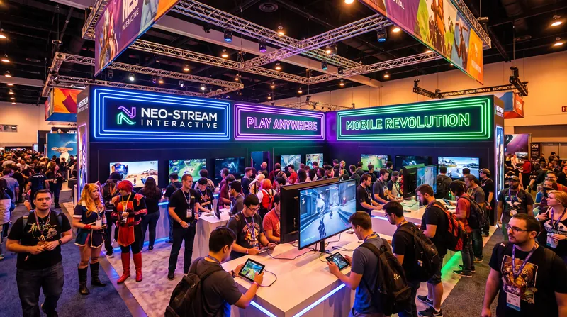 Beyond the main stage, the event featured expansive experience zones highlighting the broader mobile gaming ecosystem.