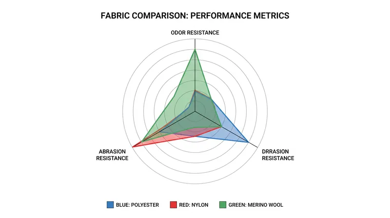 No single fabric excels at everything; choosing the right material requires prioritizing specific performance metrics.