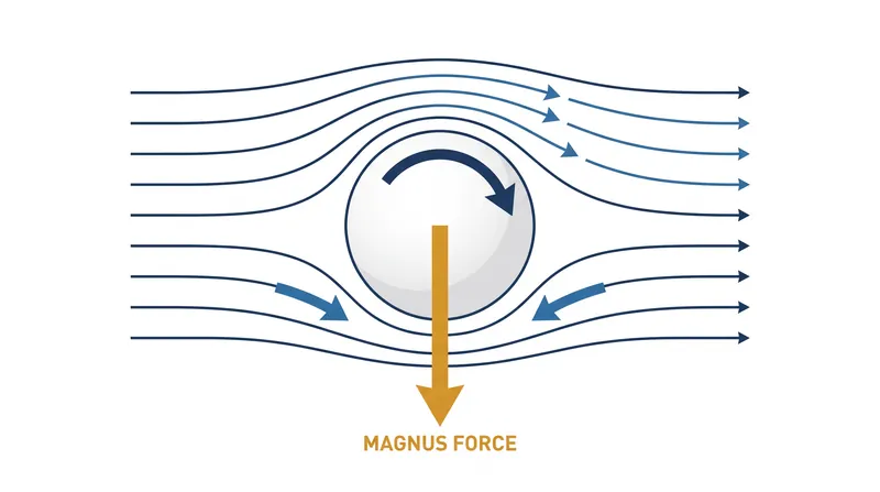 Topspin creates a pressure differential that forces the ball downward, allowing players to hit with immense power while keeping the ball in play.