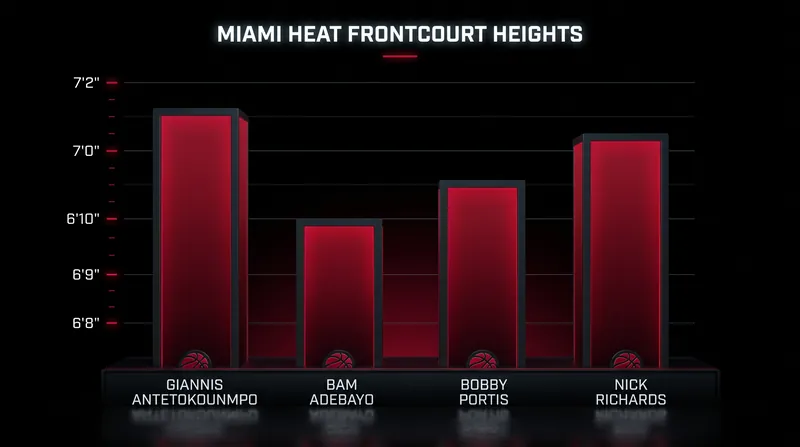At 6-foot-11, Richards provides the Heat with a true traditional center to absorb physical regular-season minutes.