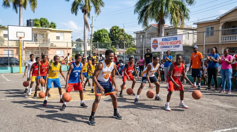 Richards is returning to Kingston to host a youth basketball camp at Jamaica College, investing in the next generation of Caribbean talent.